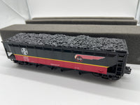 K-Line K623-1053 Santa Fe Die Cast 4-Bay Hopper Black Bonnet O SCALE Used Excellent WrongBox