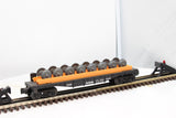 Lionel 6-16369 AMTRAK Flatcar With Wheel Load O Scale Like New