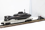 Lionel 6-16351 UNITED STATES NAVY 1992 Flatcar w Submarine O Scale Like New