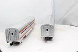 MTH Premier 20-6122 Santa Fe El-Capitan 2-Car 60' Slp/Din Aluminum Passenger Set O SCALE Like New