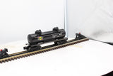 Lionel 6-16107 SUNOCO Black Double Dome Tank Car #16107 O Scale Like New