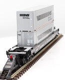 MTH Railking 30-76009 Norfolk Southern Husky Stack Car O SCALE Like New