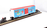 MTH Railking 30-74642 MARS - M&M's 4th of July Box Car w/Blinking LED O SCALE Like New limited