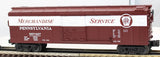 MTH 30-7459 PRR Merchandise Service Box Car O SCALE Like New