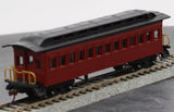 Bachmann 13402 COACH (1860-1880 ERA) - PAINTED UNLETTERED RED HO SCALE Used Excellent Damaged Box
