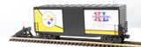 MTH Railking 30-74362 NFL - Pittsburgh Steelers - Super Bowl O SCALE Like New limited