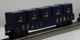MTH Railking 30-72072 CSX Gondola Car w/LCL Containers O SCALE Like New