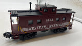 MTH Railking 30-7732 Western Maryland Steel Caboose O SCALE Like New