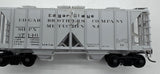 Bowser 55607 70 TON 2 BAY COVERED HOPPER CAR KIT EDGAR CLAYS HO SCALE (ALREADY ASSEMBLED) Like New Road # 37146
