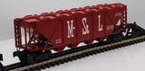 Williams 6536 M St. L 4 Bay closed Hopper With Coal Load #6536 O SCALE Like New