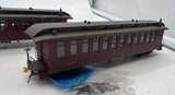 Blackstone Models B350110 DENVER & RIO GRANDE WESTERN Open-Platform Coach 3-Pack HOn3 Scale  Used Excellent Damaged Box