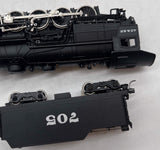 Bachmann Plus 31401 SANTE FE 2-8-0 ENGINE W/ SMOKE HEADLIGHT & TENDER No. 705  HO SCALE Like New