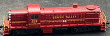 Atlas 40005043 LEHIGH VALLEY Railroad ALCO RS-2 diesel 218  NCE DCC Decoder N Scale Like New