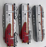 Lionel 6-14588 Santa Fe TMCC F3 Diesel A-B-A set (PWR A #19, DMY A #19C) O SCALE Used