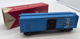 Gilbert American Flyer 985 B&M Boxcar -Boston Maine blue S SCALE Used Damaged Box as is see photos