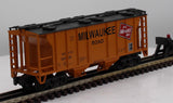MTH 20-97109 MILWAUKEE ROAD PS-2 HOPPER CAR PREMIER O Scale Like New