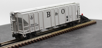 MTH Railking 30-7555 Baltimore & Ohio Ps-2 Discharge Hopper Car O SCALE Like New no inner liner