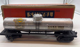 Lionel 2555 Postwar Sunoco Metal Tank Car O SCALE Used Excellent Damaged Box