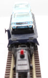 MTH Railking 30-7617 Auto Transport w/Mustangs Flat Car #1964 O SCALE Like New