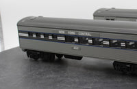 MTH Railking 30-6024 New York Central 2-Car O-27 Streamlined Combo/Diner Set O SCALE Used Excellent Damaged Box