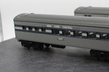 MTH Railking 30-6024 New York Central 2-Car O-27 Streamlined Combo/Diner Set O SCALE Used Excellent Damaged Box