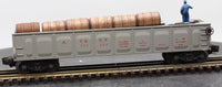 Lionel 6-19877 AT&SF Santa Fe 3562-25 Operating Barrel Ramp Car O SCALE Like New
