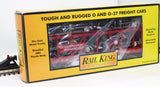 MTH Railking 30-7659 TTOS Auto Carrier Flat Car Featuring (4) 1952 Cadillacs O SCALE Like New