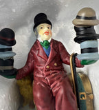 Dept 56 58392 Chelsea Market Hat Monger and Cart Dickens Village   Used Excellent