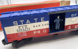 Lionel Postwar 3494-275 STATE OF MAINE Operating Box Car  O SCALE Used Excellent Damaged Box