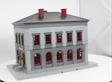MTH Railking 30-9099 Gray & Black Police Station O SCALE Like New