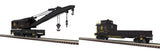 Atlas 3001742 Erie Lackawanna Crane Car and 3001748 Crane Tender Premier (Set of 2) limited O Scale NEW