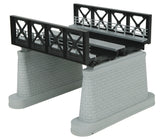 MTH 40-1112 Black O 2-Track Bridge Girder #Black. O SCALE NEW faded box