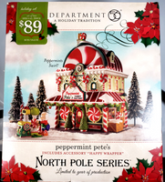Department 56 4016904 Peppermint Pete's Candy Factory North Pole Series