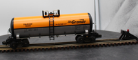 MT-9201L Denver and Rio Grande Tank Car . O SCALE  Like New