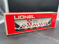 Lionel 6-9262 Ralston Purina red and white covered hopper 1975 O SCALE Used Excellent