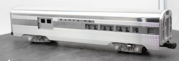 Lionel 6-19110 ATSF 3500 Aluminum Combine Passenger Car O SCALE Like New