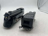 Marx tin Black steam locomotive New York central O SCALE Used Excellent No Box as is