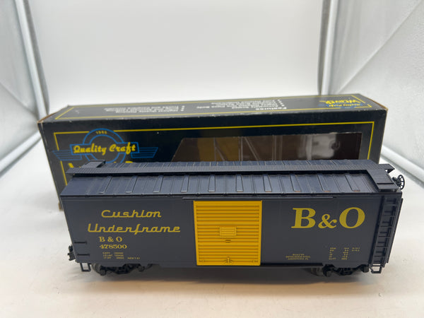 Weaver 478500 Baltimore and Ohio B&O Cushion Underframe PS-1 40 Boxcar 3 RL O SCALE Used Excellent