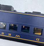MTH Premier 20-65245 Norfolk & Western N&W 5-Car 70' Streamlined Passenger Set (Smooth Sided) Banner Blue O SCALE Used Excellent