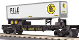 MTH Railking 30-76515 Pittsburgh & Lake Erie Flat Car w/40' Trailer O SCALE NEW