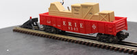 Lionel 6-9307 Erie Animated Cop & Hobo Gondola 9307 O SCALE Used Excellent