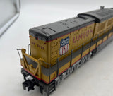 MTH Premier 20-2542-3 Union Pacific UP U50C Diesel Engine Non-Powered Dummy Unit  O SCALE Used Damaged Box as is