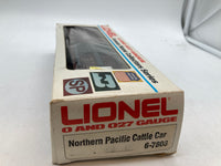 Lionel 6-7808 Northern Pacific Pig Palace Stock Car O SCALE Used Excellent