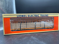 Lionel 6-16397 Milwaukee Road center I-beam flatcar with wood O SCALE NEW