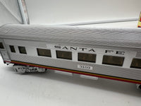 Lionel 6-25130 Santa Fe streamliner coach car O SCALE Used Damaged Box AS IS