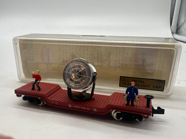 Model Power 4100 Searchlight Car All Metal N SCALE Like New