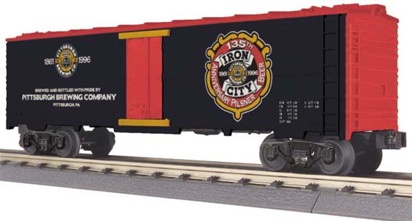 MTH Railking 30-78072 Iron City Beer Pittsburgh Brewing Co Modern Reefer Car 135th anniversary O SCALE NEW
