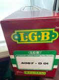 LGB 4067-D01 DENVER RIO GRANDE WESTERN DRGW BOXCAR G SCALE Like New