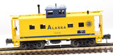MTH Railking 30-7752 Alaska Steel Caboose - Alaska O SCALE Like New
