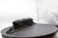 MTH Premier 20-97407 CSX Car No. 346894 4-bay hopper w/ Coal Load - CSX O scale Like New